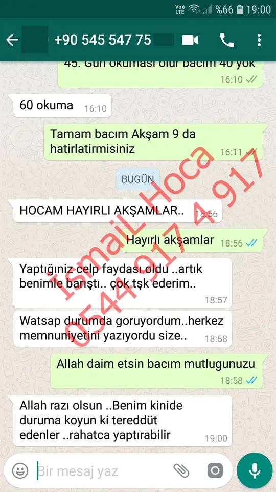 Derman Hoca'ya WhatsApp'tan gönderilen teşekkür mesajının ekran görüntüsü 40