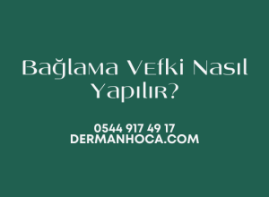 Bağlama Vefki Nasıl Yapılır?