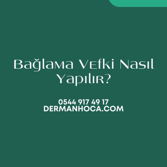 Bağlama Vefki Nasıl Yapılır?