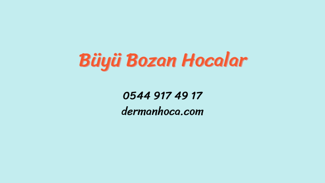 Büyü Bozan Hocalar