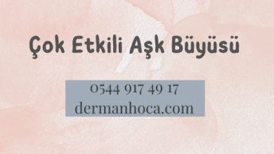 Çok Etkili Aşk Büyüsü