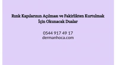 Rızık Kapılarının Açılması ve Fakirlikten Kurtulmak İçin Okunacak Dualar