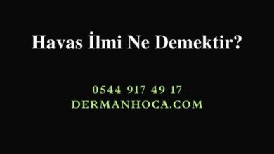 Havas İlmi Ne Demektir?