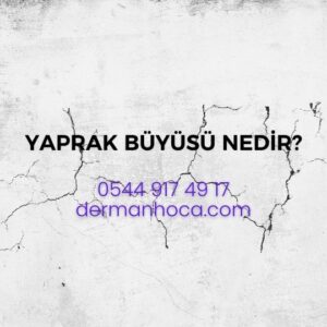 Yaprak Büyüsü Nedir?