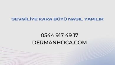 Sevgiliye Kara Büyü Nasıl Yapılır