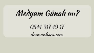 Medyum Günah mı?