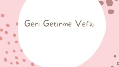 Geri Getirme Vefki